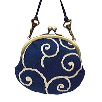 唐草からくさ（紺）